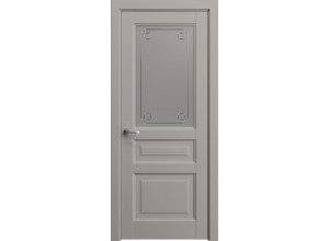 Межкомнатная дверь 330.41 Г-К4 темно-серый шелк
