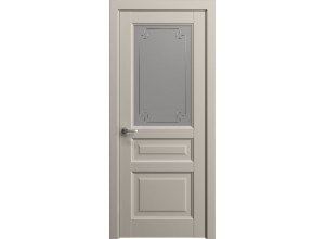Межкомнатная дверь 332.41 Г-У2 светло-серый шелк