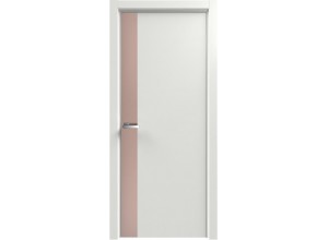 Межкомнатная дверь 58.87 серебристо-бронзовое стекло