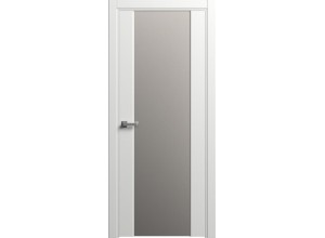 Межкомнатная дверь 90.01 белый шелк