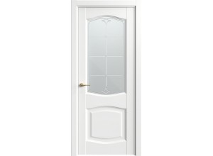 Межкомнатная дверь 90.157 белый шелк