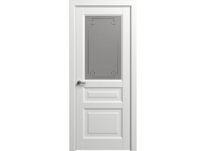 Межкомнатная дверь 90.41 Г-К4 белый шелк