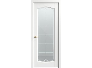 Межкомнатная дверь 90.55 белый шелк