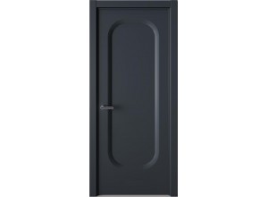Межкомнатная дверь Солярис 324.175:КВ6 grafite