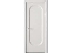 Межкомнатная дверь Солярис 78.175:КВ6 белый матовый
