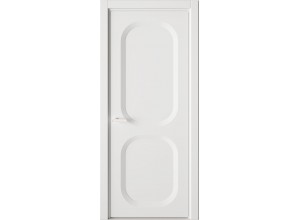 Межкомнатная дверь Солярис 78.175:КВ7 белый глянцевый