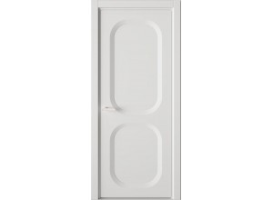 Межкомнатная дверь Солярис 78.175:КВ7 белый матовый