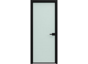 Стеклянная дверь 1000 линий матовое (T02) Черный