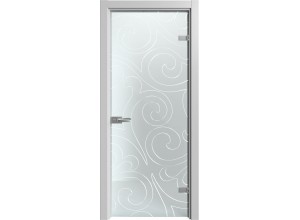 Стеклянная дверь 80-D02 прозрачное стекло