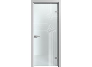 Стеклянная дверь 80-М01 прозрачное стекло