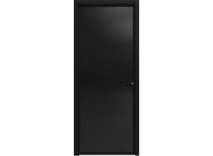 Стеклянная дверь Scala черная  (T05)