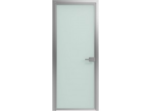 Стеклянная дверь Scala матовая (T02) Серебро