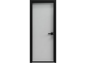 Стеклянная дверь Scala Прозрачный экстра (T06) Черный